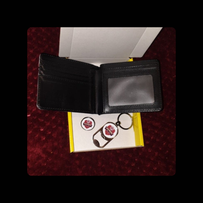 Arsenal Highbury Final Salute PU Material Wallet, Bottle Opener Keyring & Pin Badge Gift Box Set