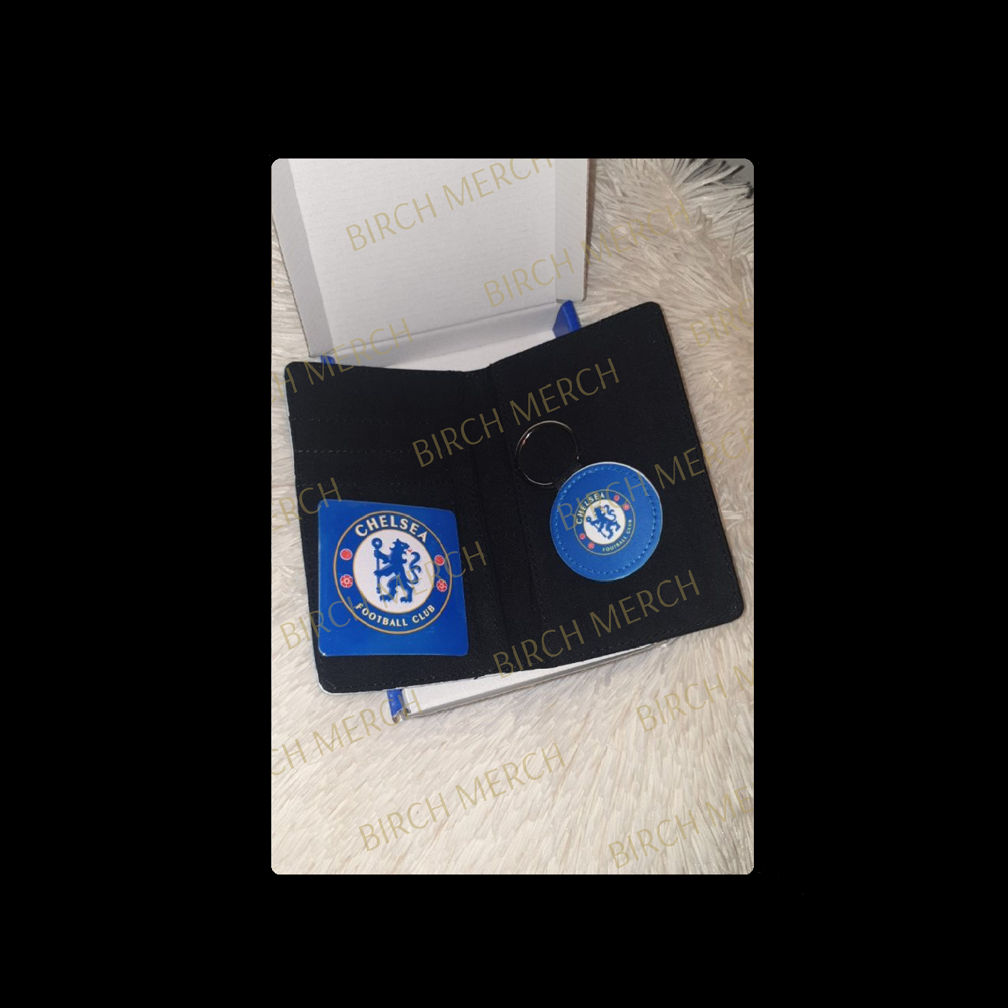 Chelsea Badge Passport Holder Wallet Gift Box Set