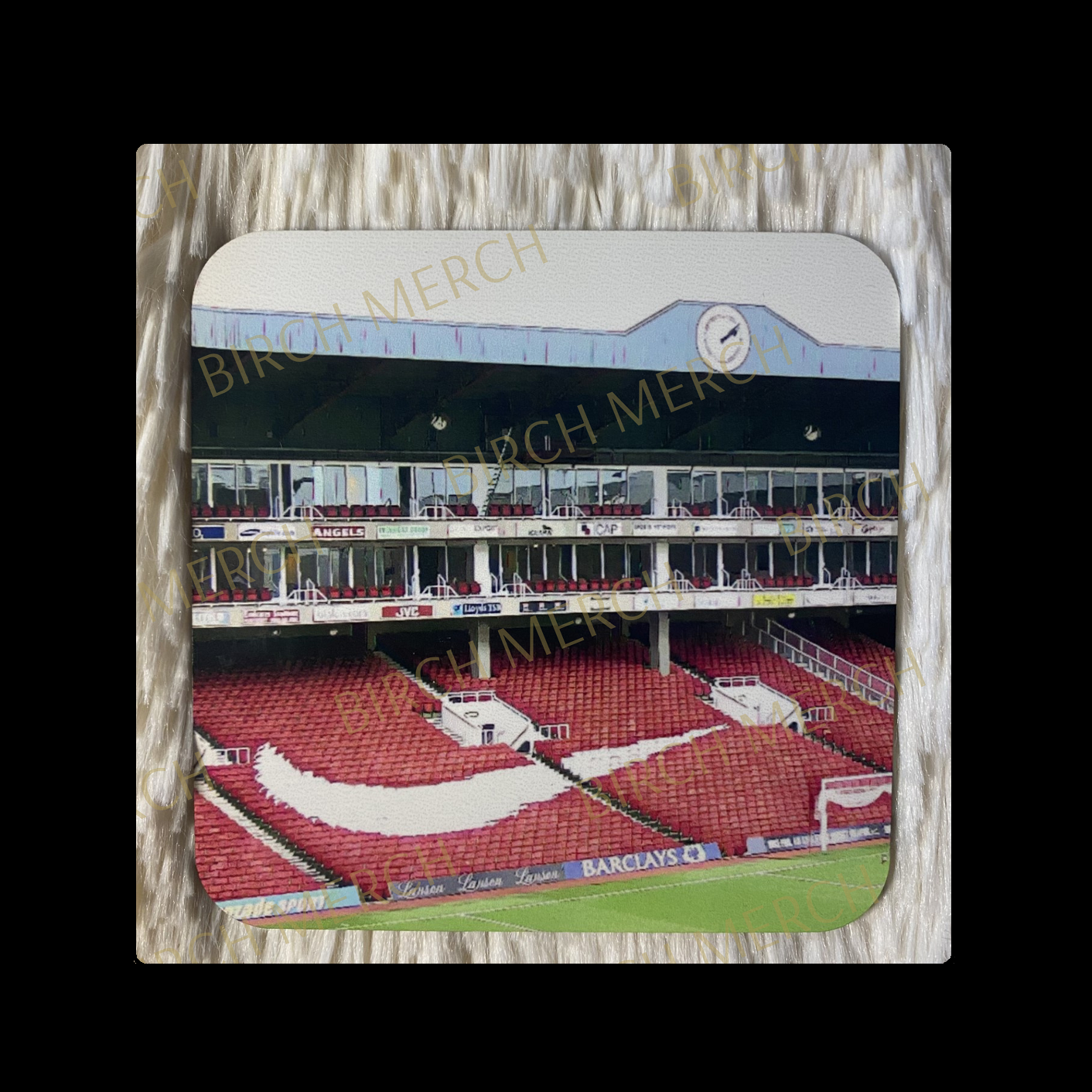 Arsenal Vintage Highbury 4 Square Coaster Set 9cm x 9cm