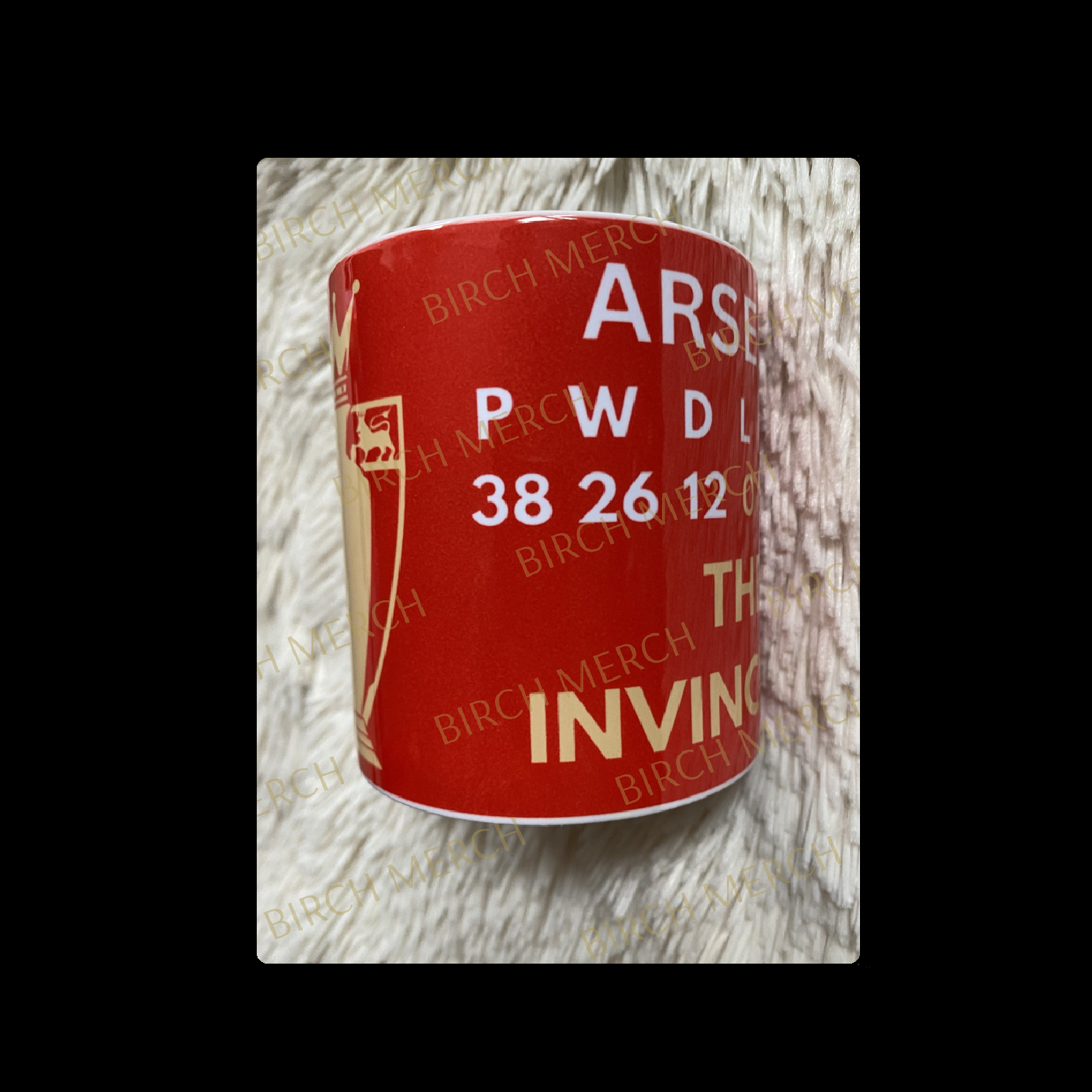 Arsenal Invincibles Record & Trophy 11oz (330ml) Mug Full Wrap