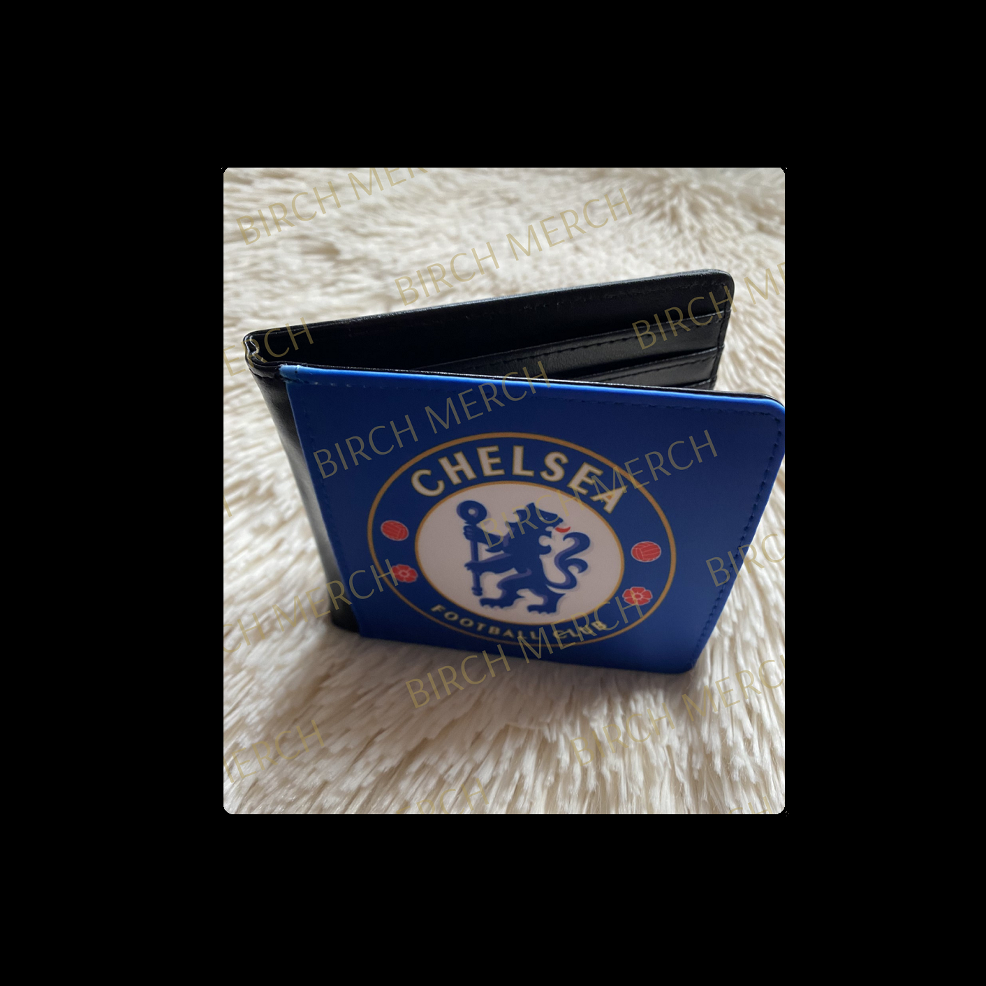 Chelsea Badge PU Material Wallet 10cm x 9.5cm