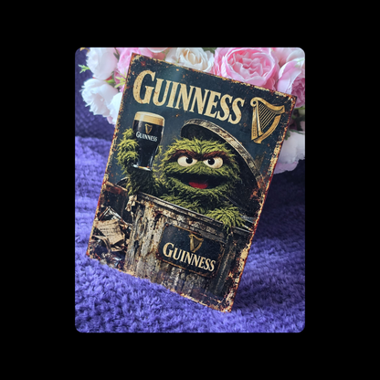 Oscar Guinness Metal Bar Sign 15cm x 20cm