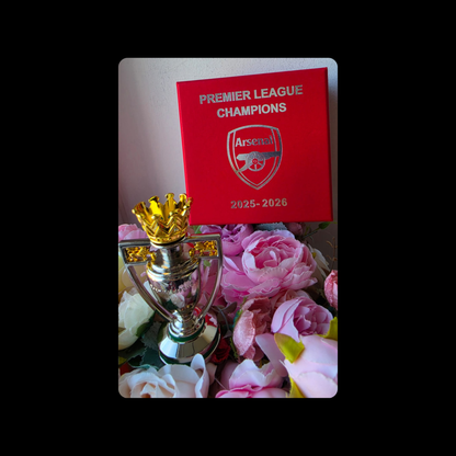 Arsenal Mini Premier League Champions Trophy 9.5cm