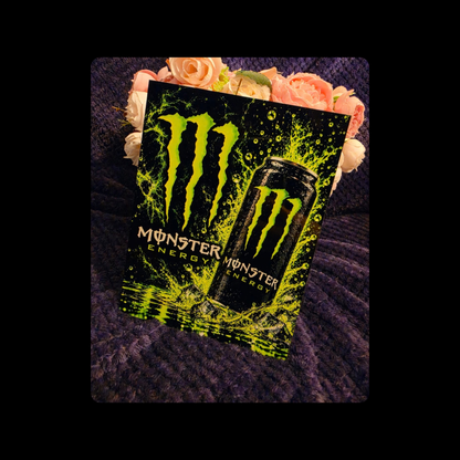 Monster Energy Drink Metal Bar Sign 15cm x 20cm