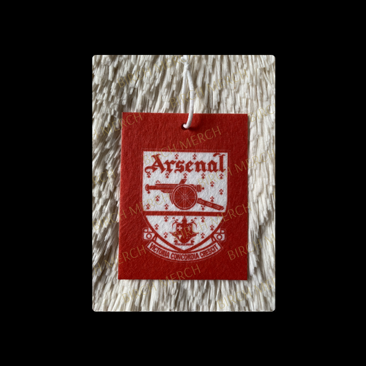 Arsenal 1949-1990 Badge Double Sided Air Freshener 10cm x 7.5cm