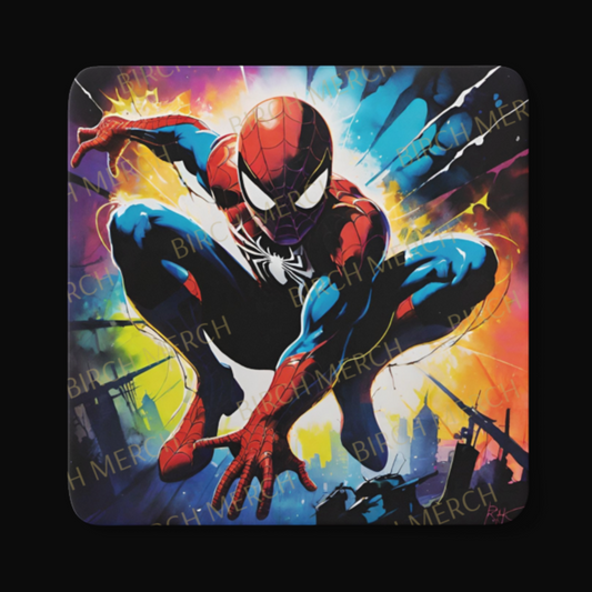 Spider-Man Square Coaster 9cm x 9cm Design 6