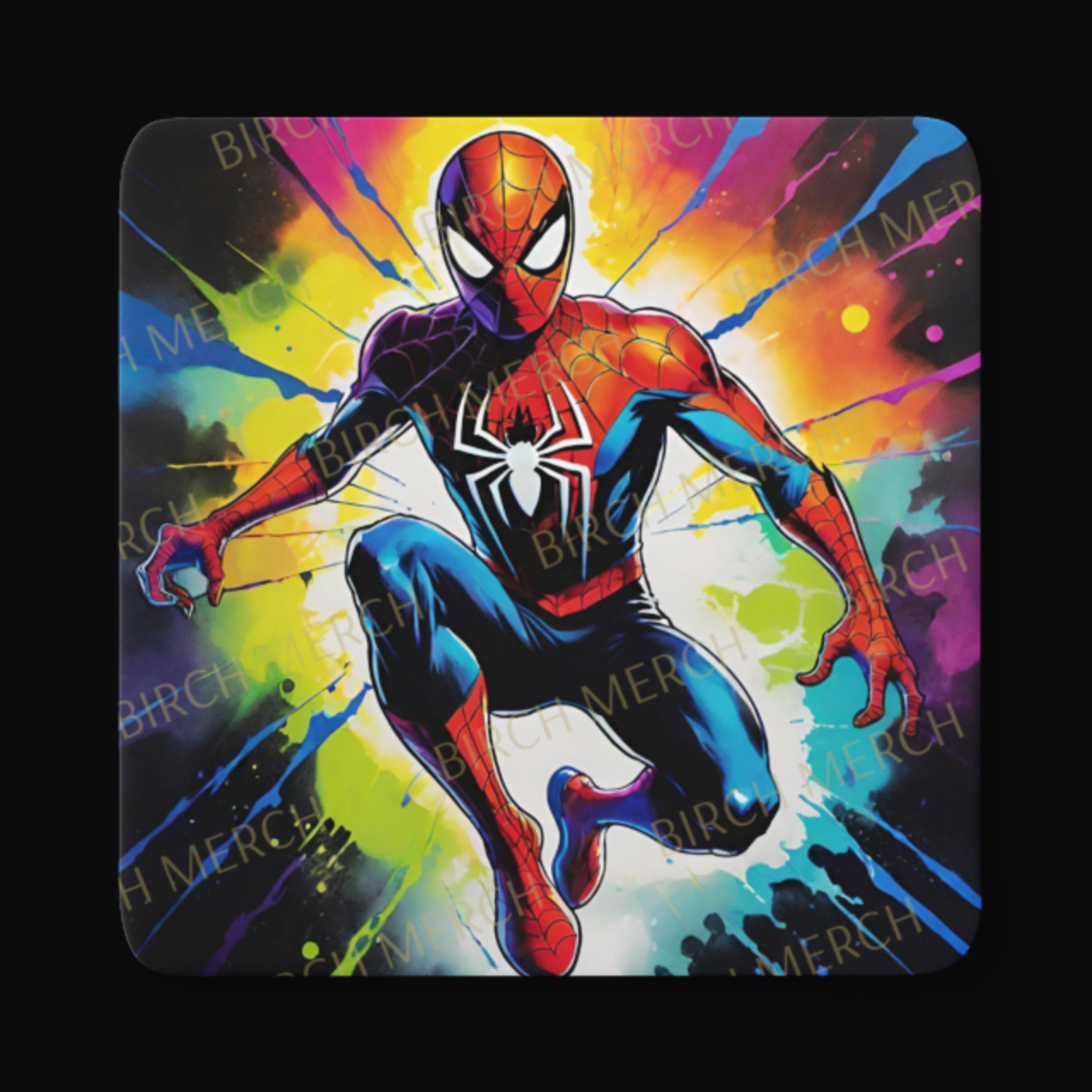 Spider-Man Square Coaster 9cm x 9cm Design 7