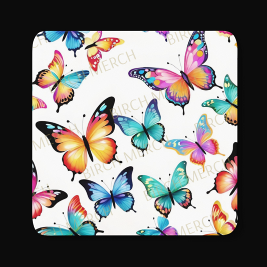 Butterfly Square Coaster 9cm x 9cm Design 7