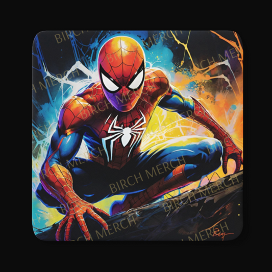 Spider-Man Square Coaster 9cm x 9cm Design 8