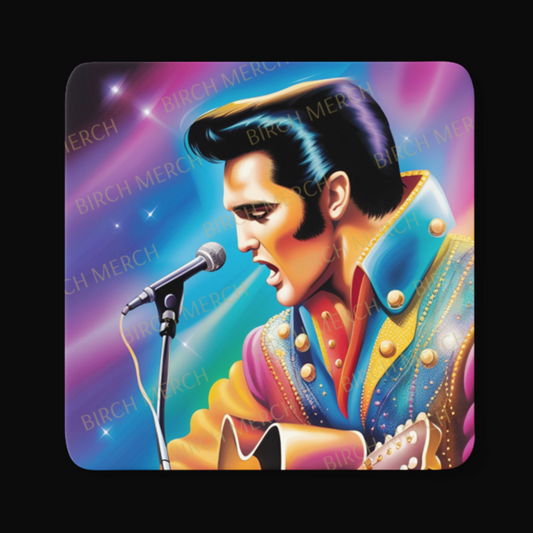 Elvis Presley Square Coaster 9cm x 9cm Design 9