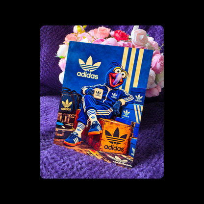 Adidas Gonzo Metal Bar Sign 15cm x 20cm