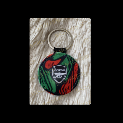 Arsenal 2024/25 Africa Round Keyring 5cm