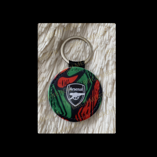 Arsenal 2024/25 Africa Round Keyring 5cm