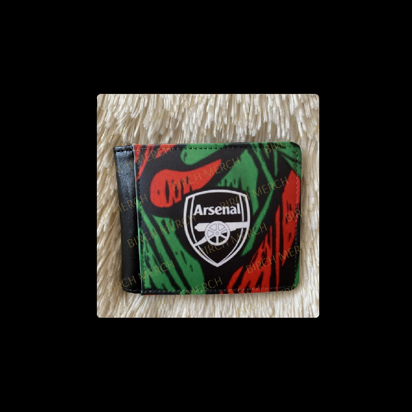 Arsenal 2024/25 Africa PU Material Wallet 10cm x 9.5cm