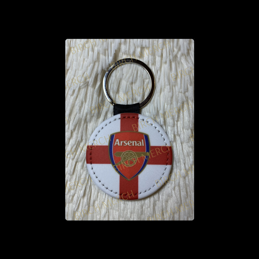 Arsenal England Badge Round Keyring 5cm