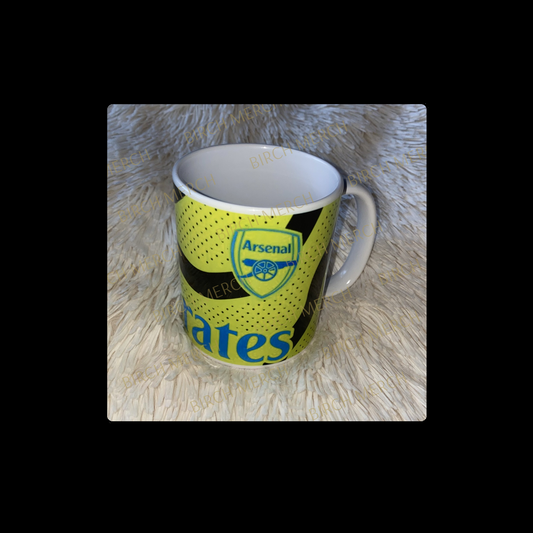 Arsenal 2023/24 Away Kit 11oz (330ml) Mug Full Wrap