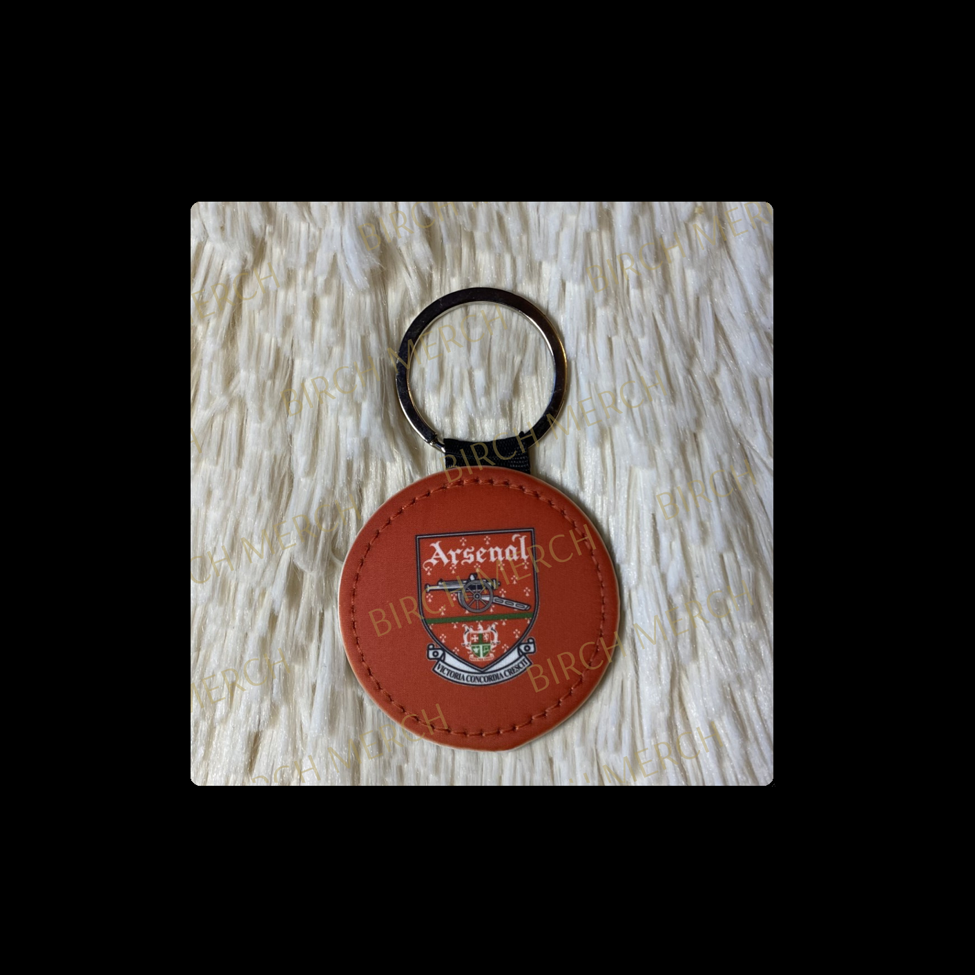 Arsenal 1990-1994 Badge Round Keyring 5cm