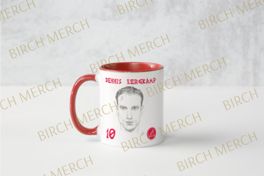 Arsenal Legends Dennis Bergkamp 11oz (330ml) Mug