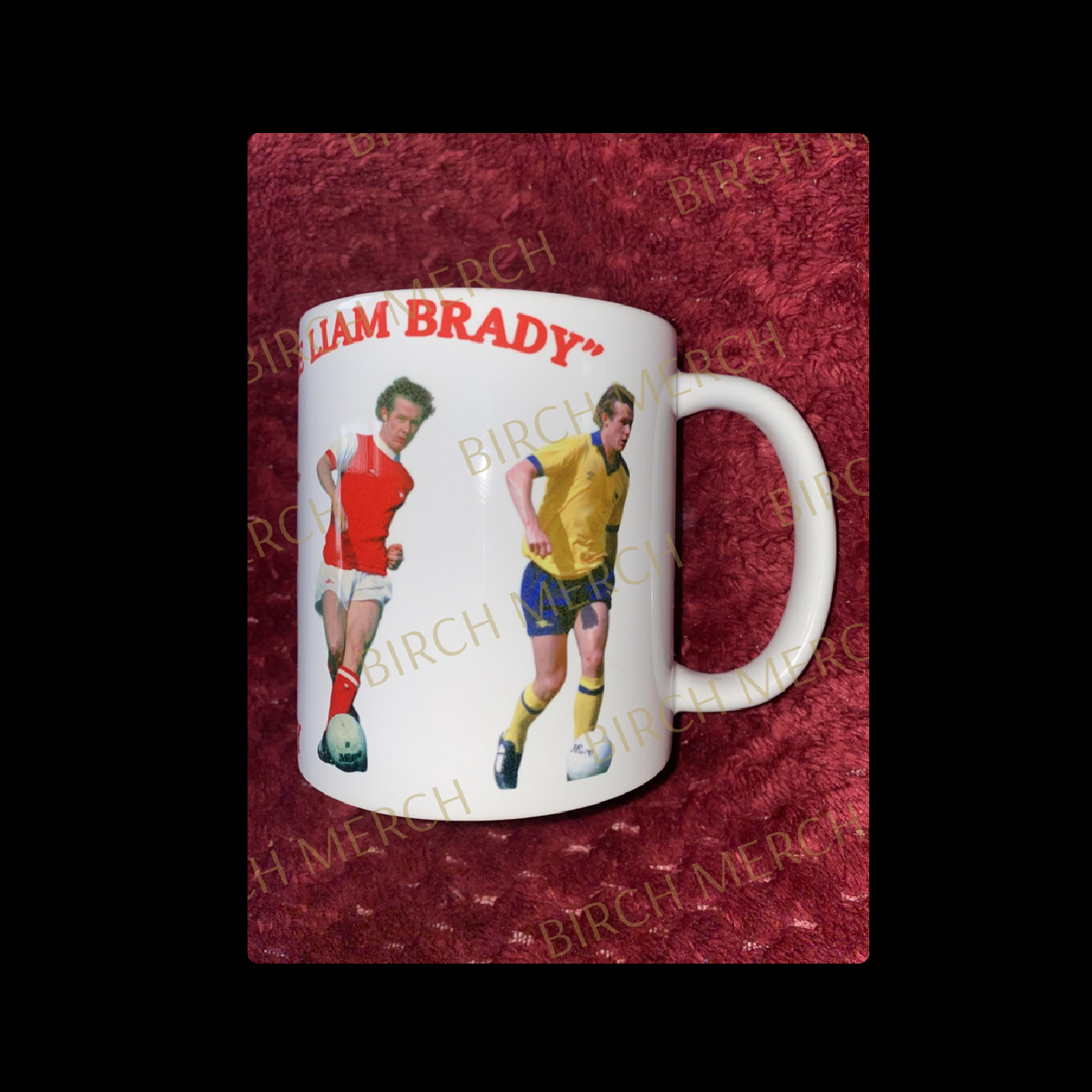 Arsenal Liam Brady 11oz (330ml) Mug