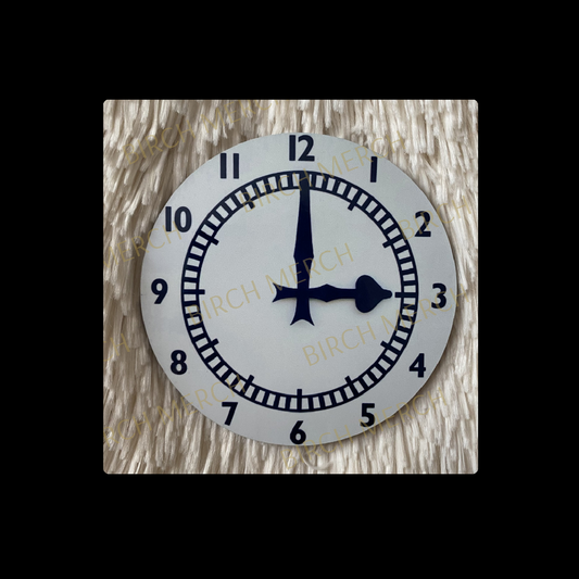 Arsenal Clock End Clock Round Coaster 9cm