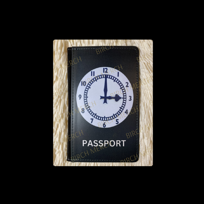 Arsenal Clock End Clock PU Material Passport Holder Wallet 15cm x 10cm