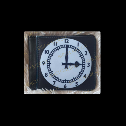 Arsenal Clock End Clock PU Material Wallet 10cm x 9.5cm