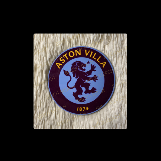 Aston Villa Badge Round Coaster 9cm