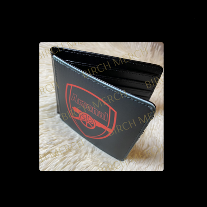 Arsenal Black & Red Badge PU Material Wallet 10cm x 9.5cm