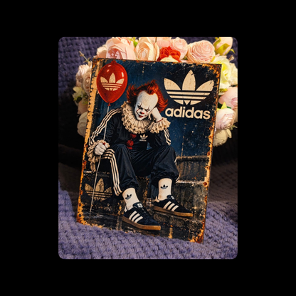 Adidas Pennywise Metal Bar Sign 15cm x 20cm