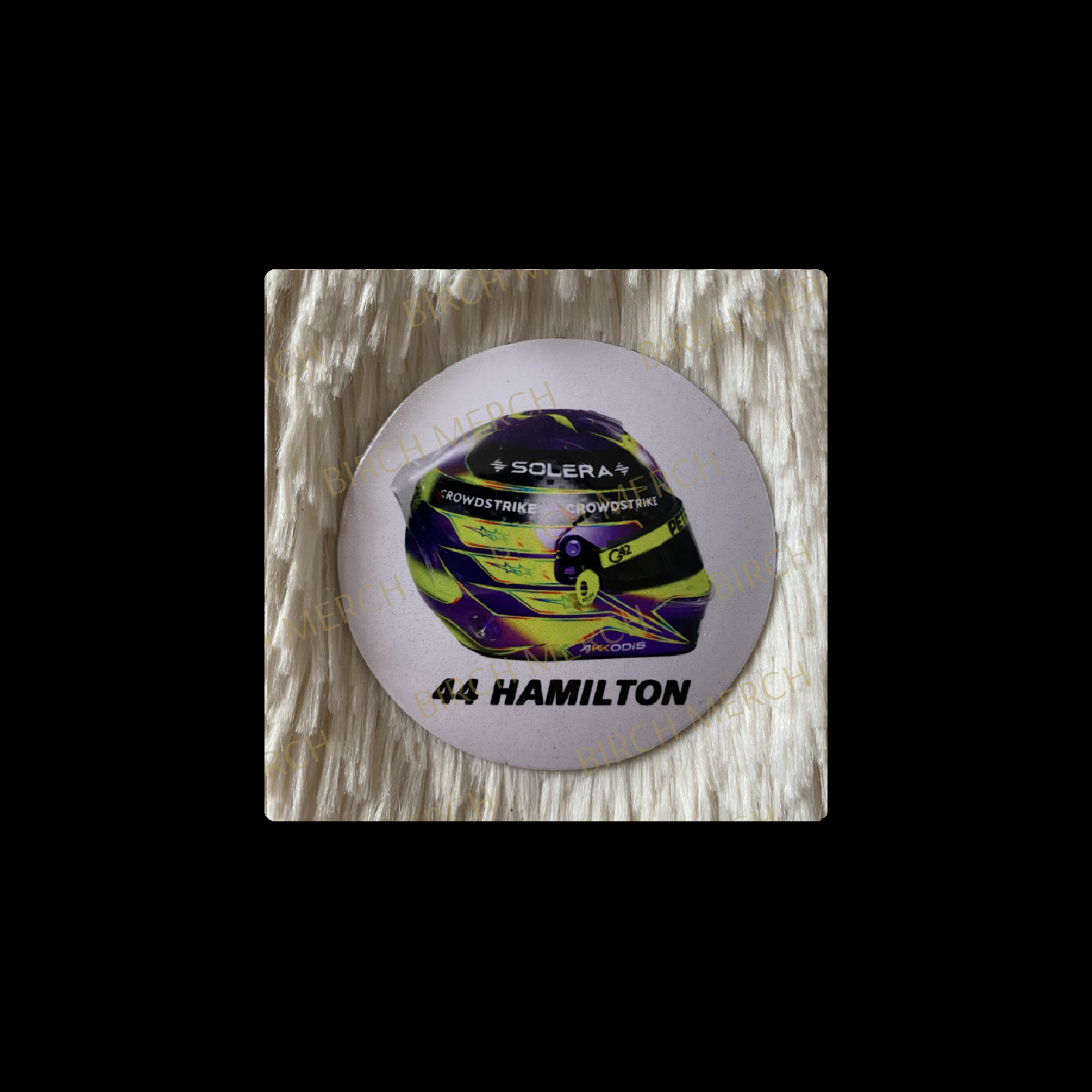 Formula 1 Lewis Hamilton Square Magnet 6.5cm x 6.5cm