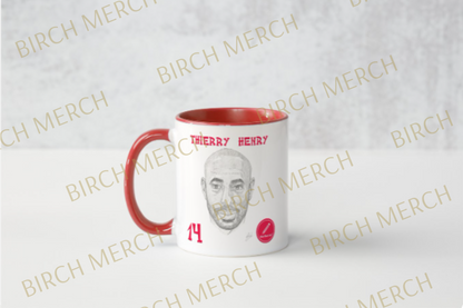 Arsenal Legends Thierry Henry 11oz (330ml) Mug