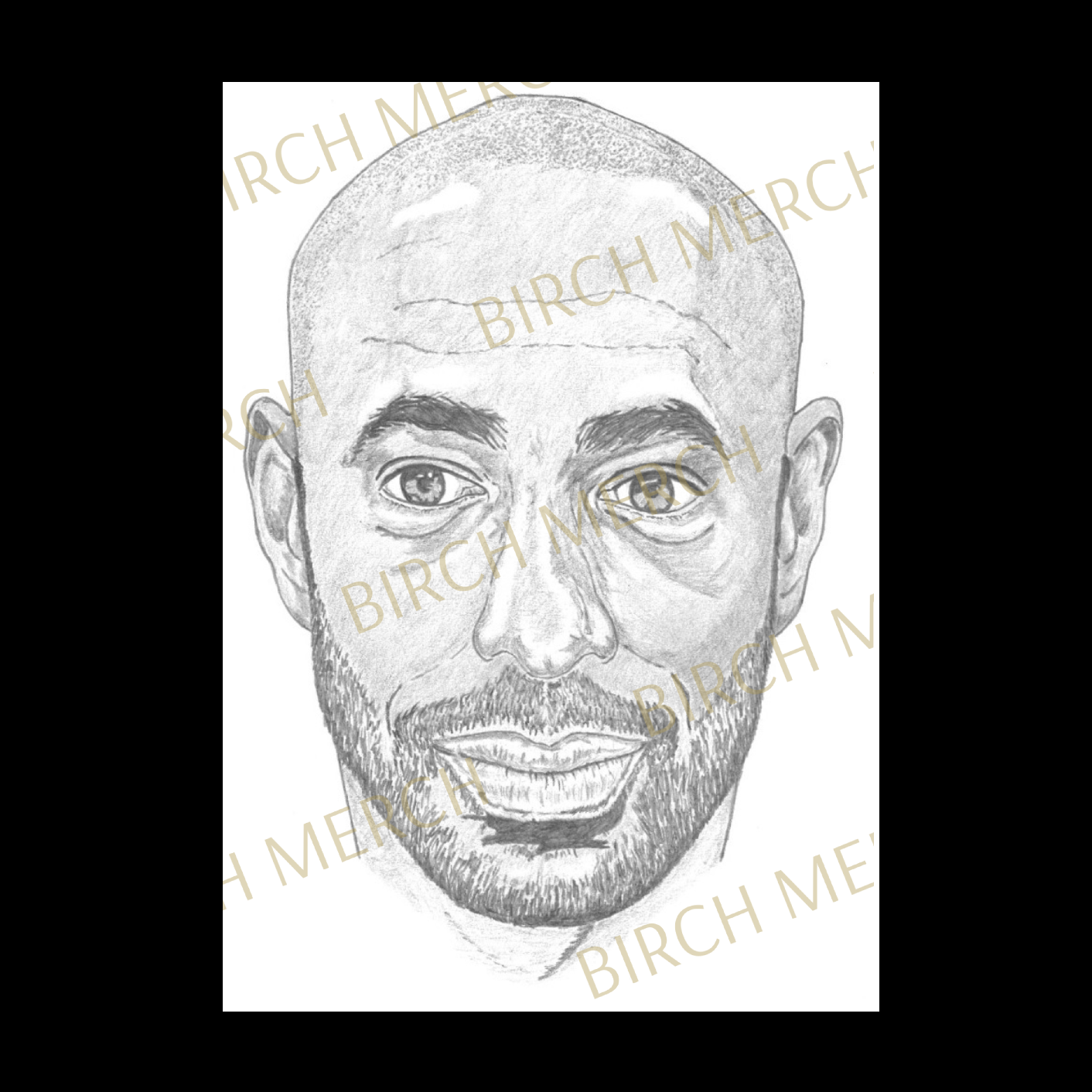 Arsenal Legends Thierry Henry Portrait Print