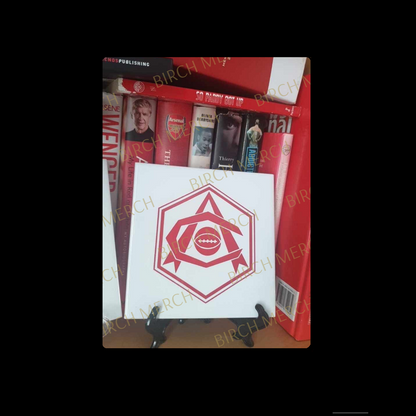 Arsenal Highbury Ceramic Tile Replica 15cm x 15cm (6" x 6") Supplied With Clear Or Black Stand