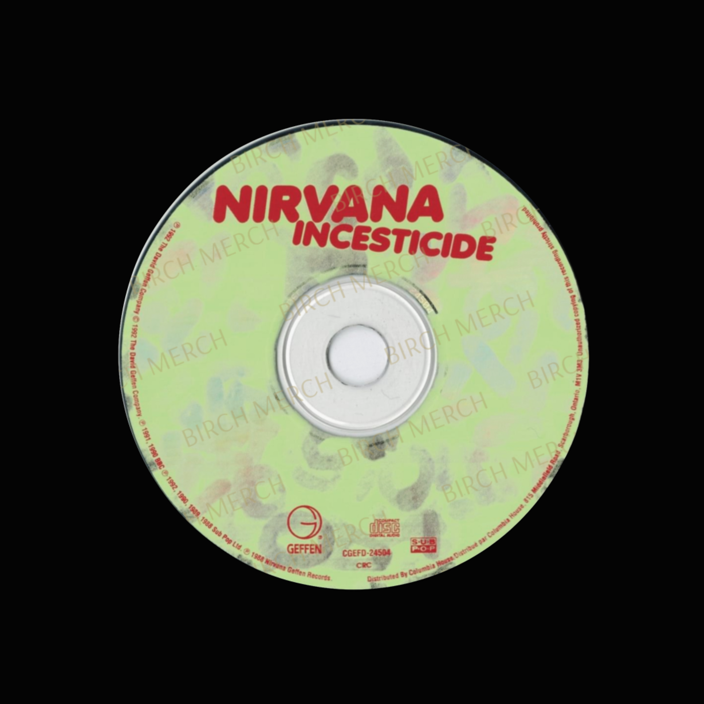 Nirvana Incesticide Round Coaster 9cm