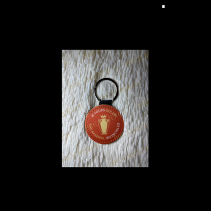 Arsenal Is Yours Gold? Invincibles Round Keyring 5cm