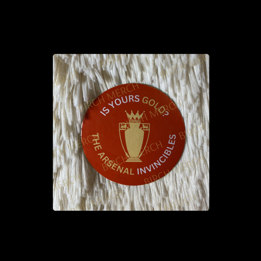 Arsenal Is Yours Gold? Invincibles Round Magnet 6.5cm