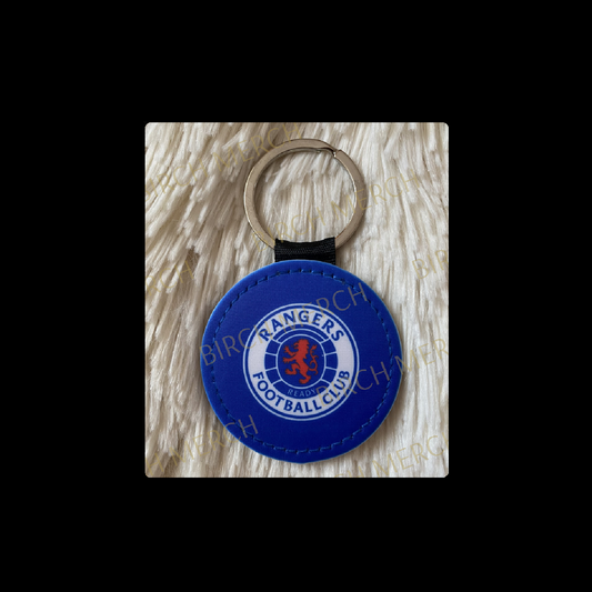 Glasgow Rangers Badge Round Keyring 5cm