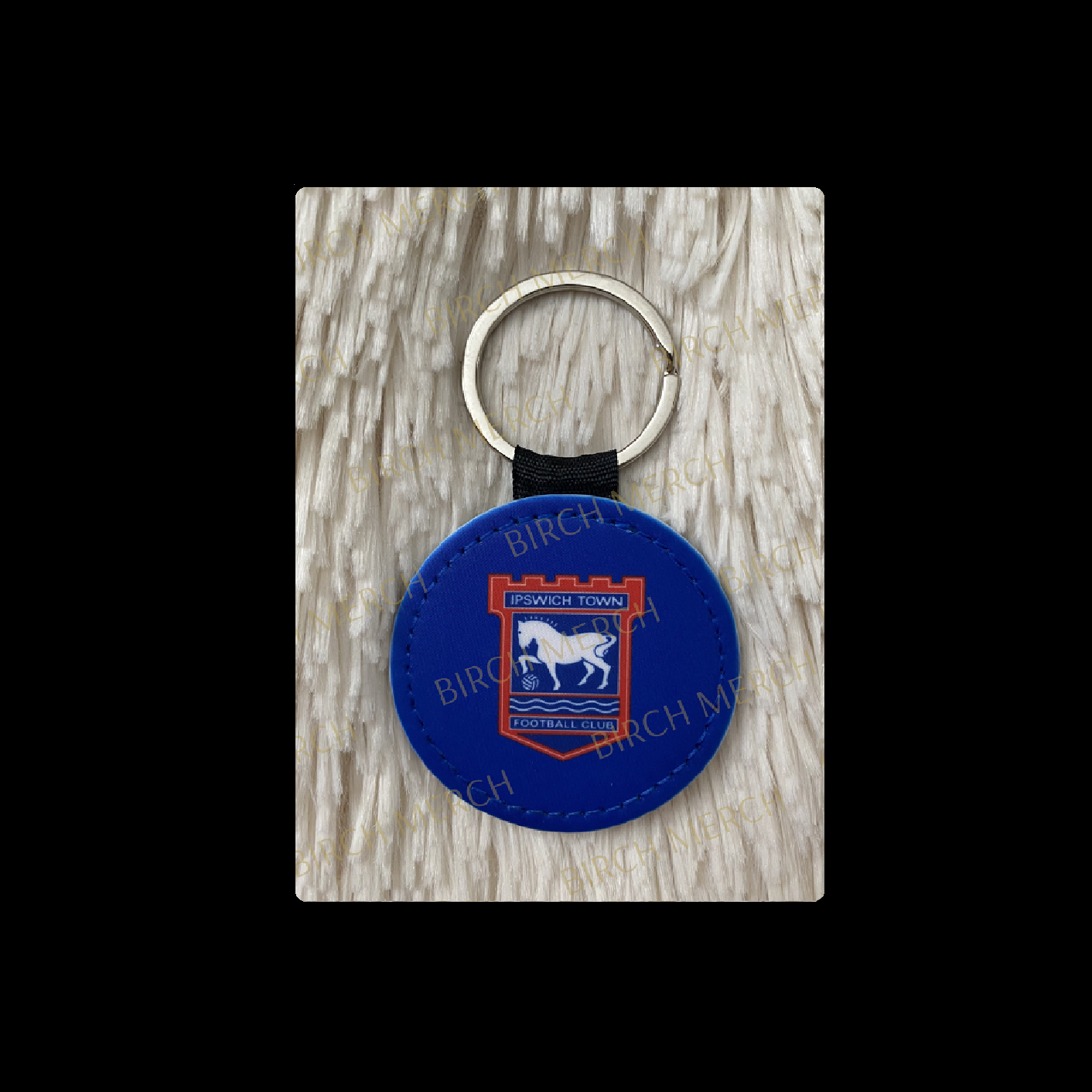 Ipswich Town Badge Round Keyring 5cm