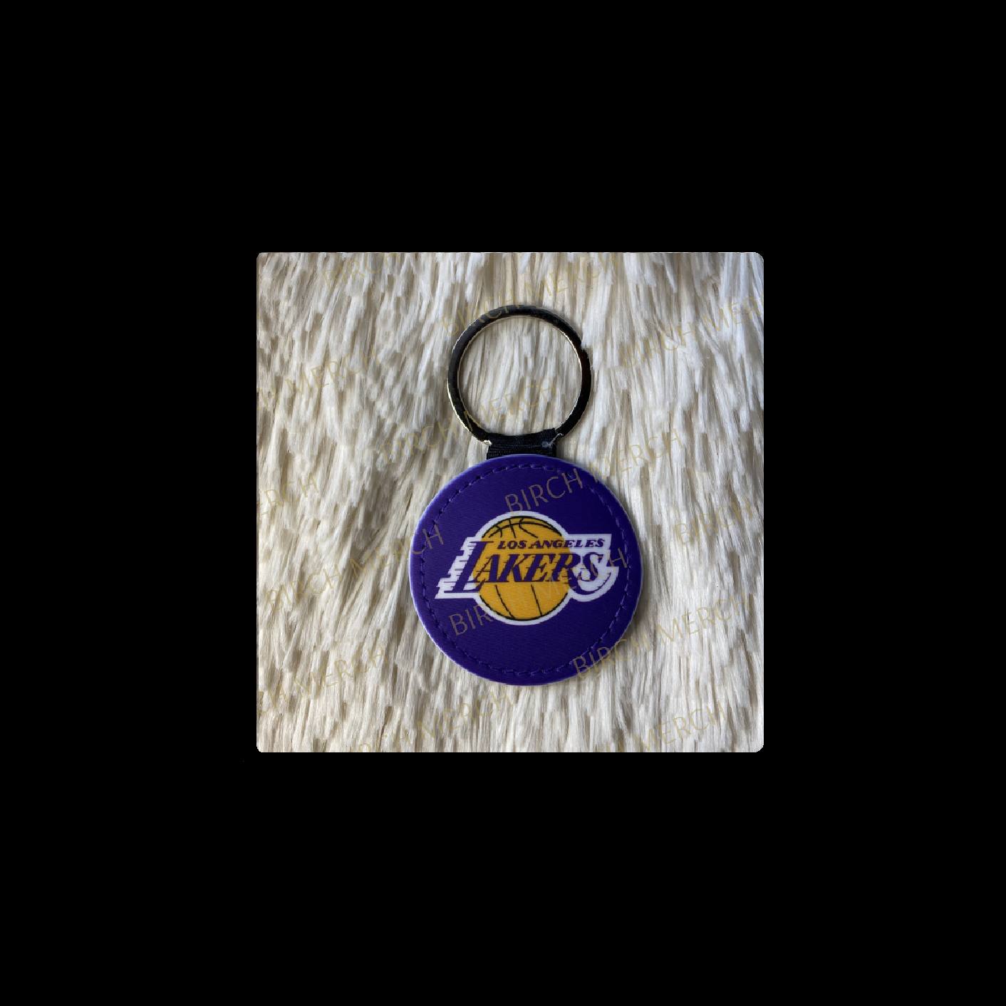 Los Angeles Lakers Round Keyring 5cm