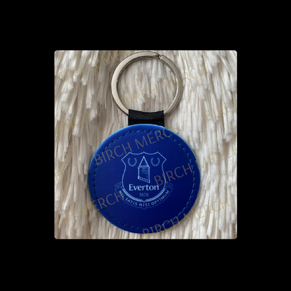 Everton Badge Round Keyring 5cm