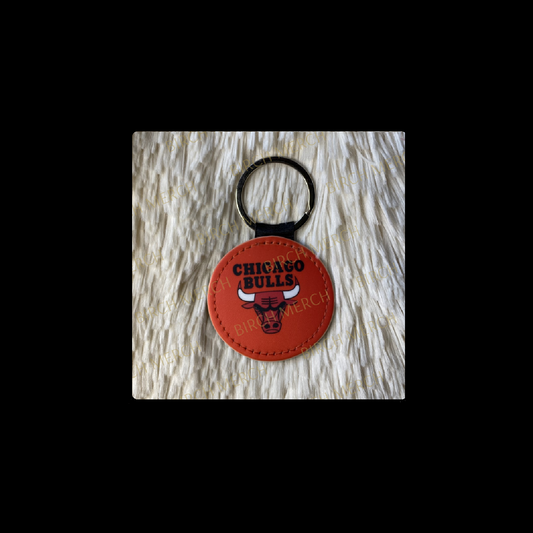 Chicago Bulls Round Keyring 5cm