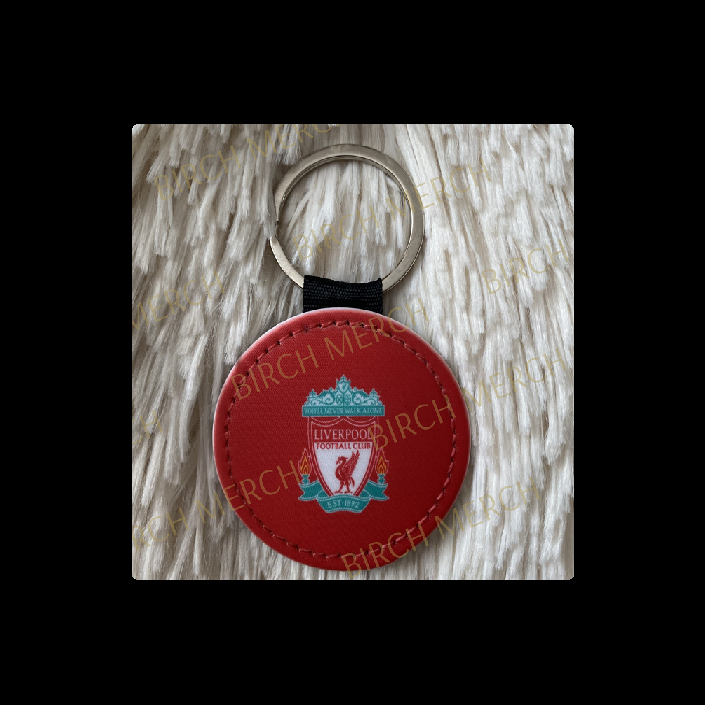 Liverpool Badge Round Keyring 5cm