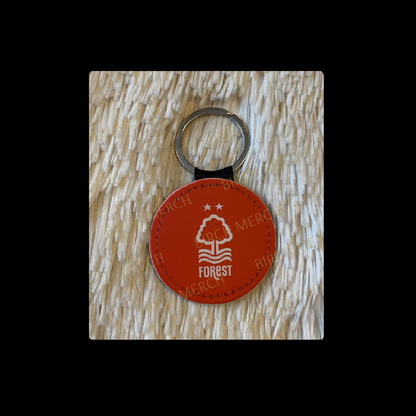 Nottingham Forest Badge Round Keyring 5cm