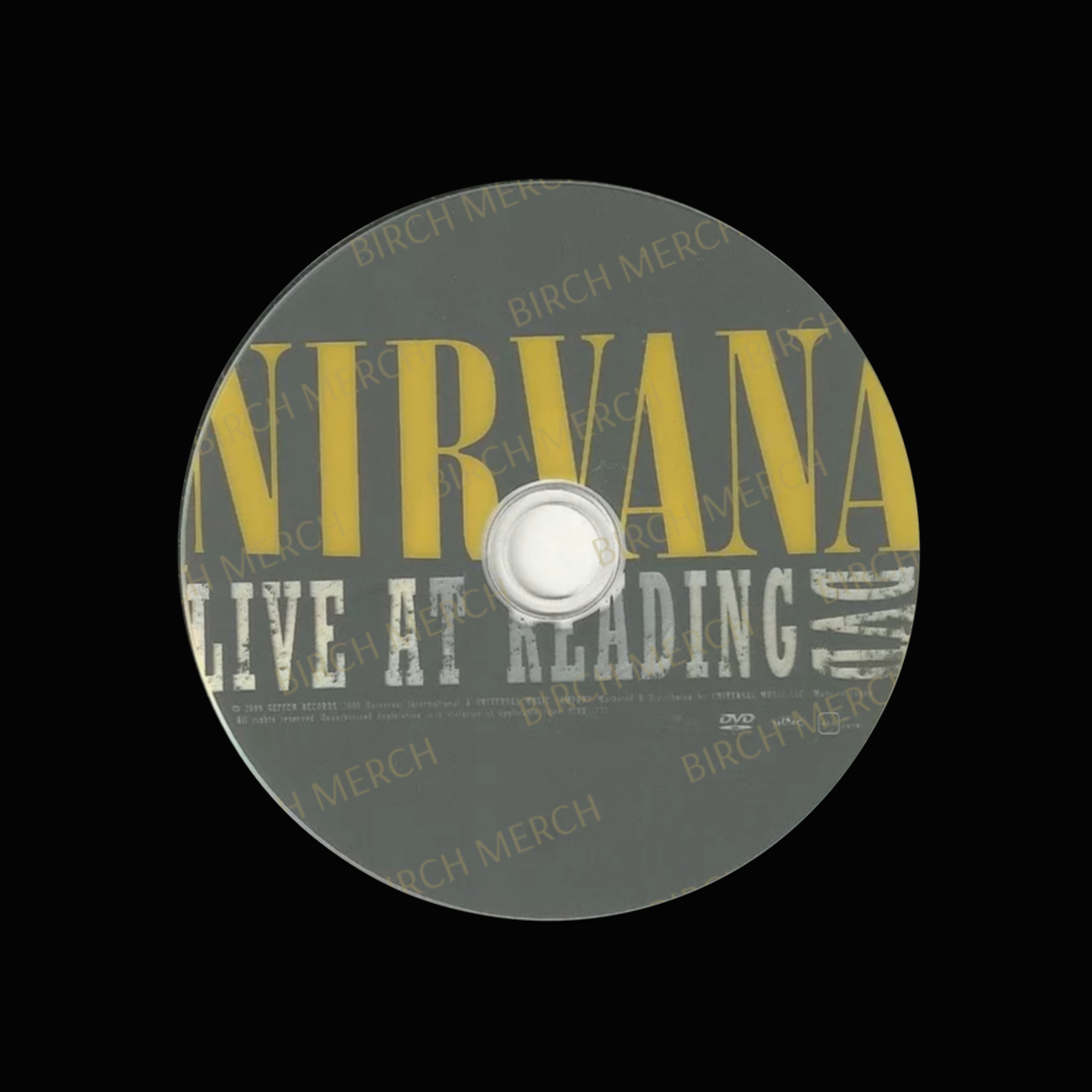 Nirvana Live At Reading Round Coaster 9cm