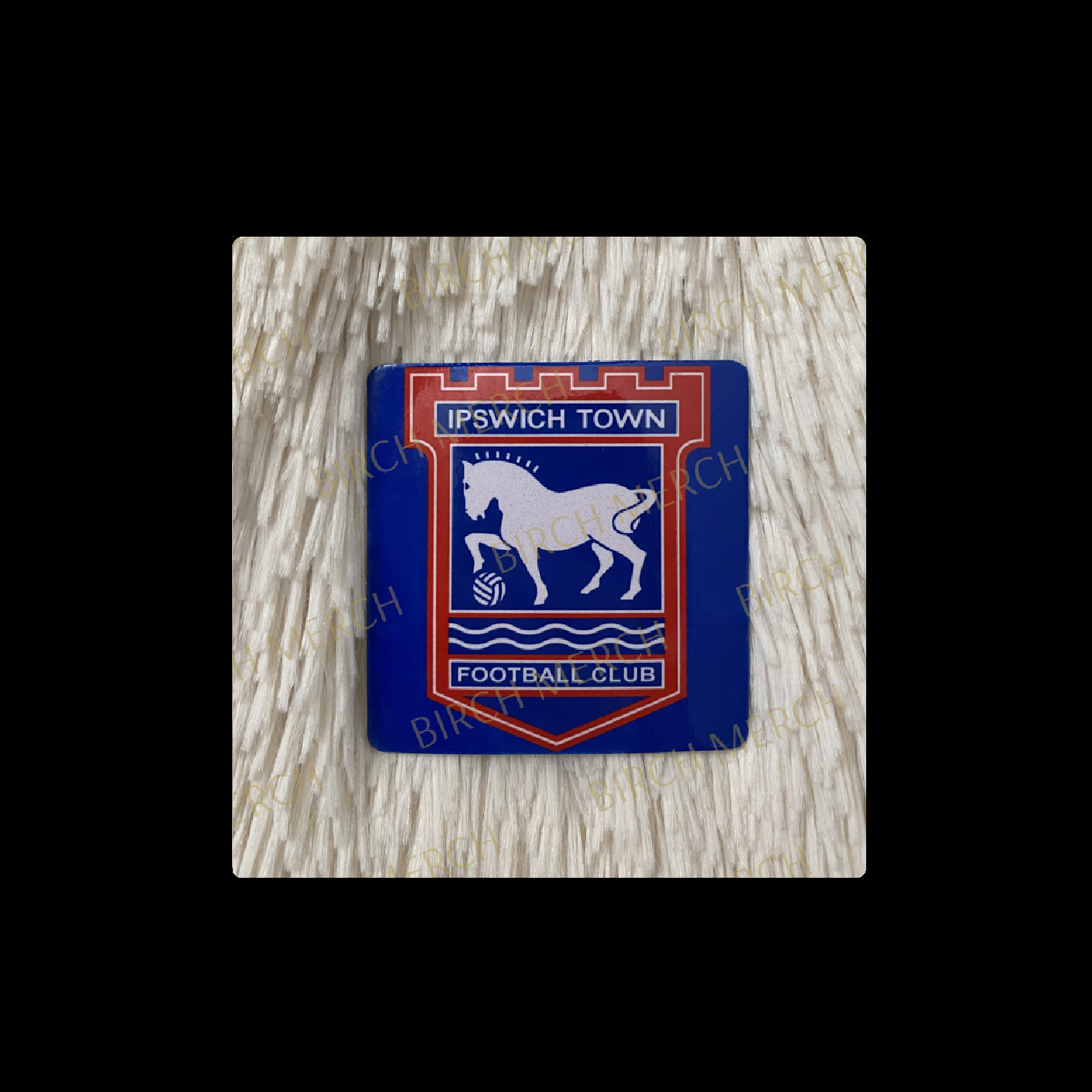 Ipswich Town Badge Square Magnet 6.5cm x 6.5cm