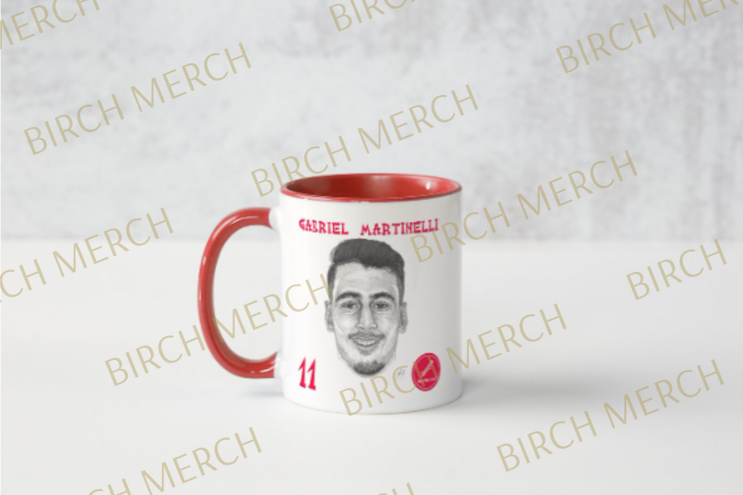 Arsenal Current Players Gabriel Martinelli 11oz (330ml) Mug