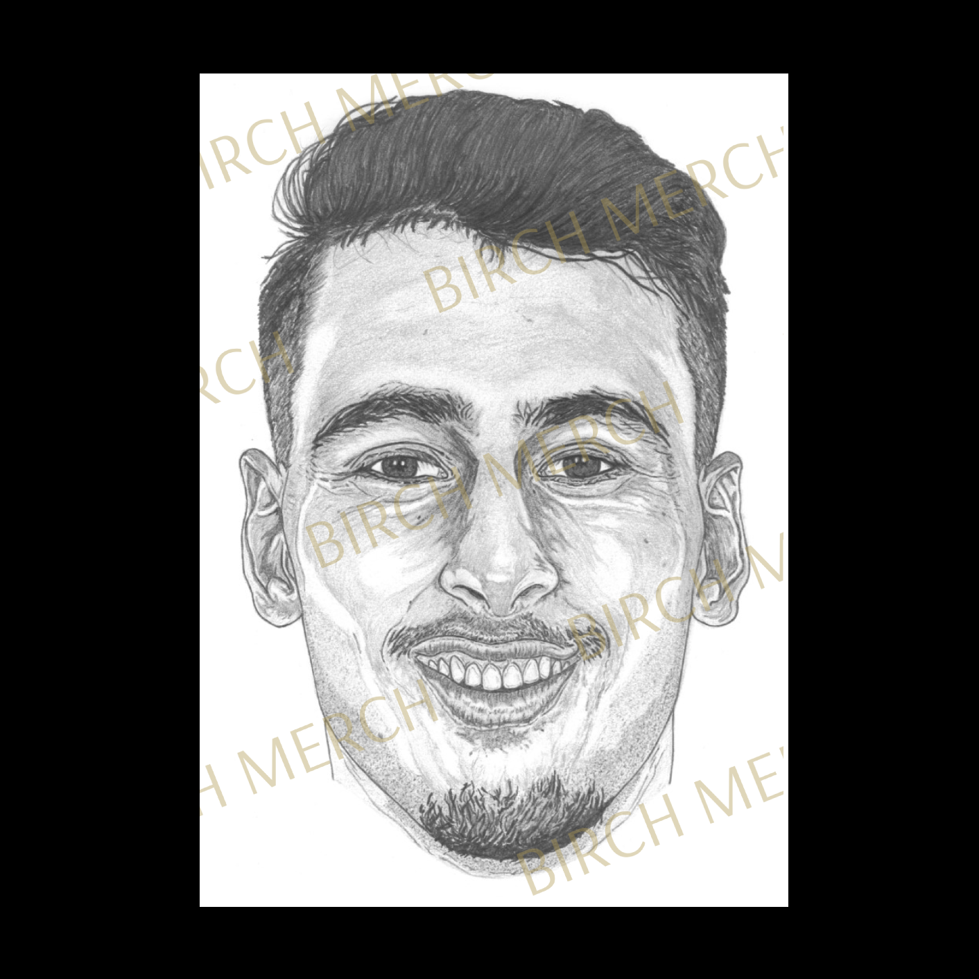 Arsenal Current Players Gabriel Martinelli Portrait Print