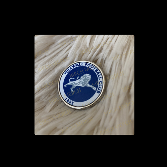 Millwall Badge Round Pin Badge 20mm