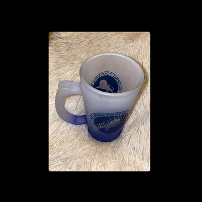 Millwall Badge 16oz (474ml) Blue Two Tone Frosted Stein Mug