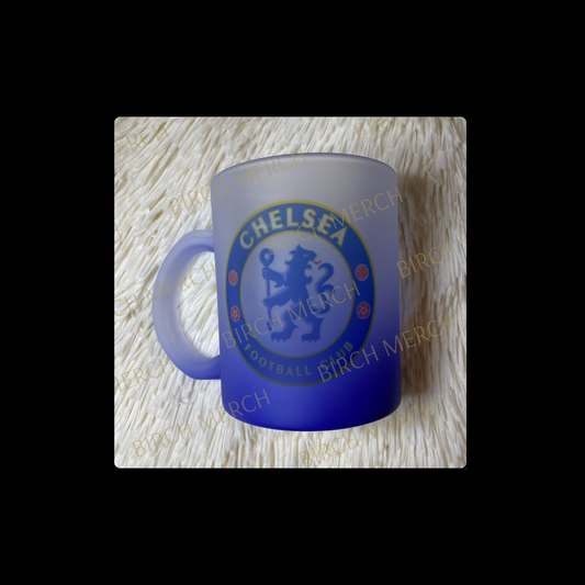 Chelsea Badge 11oz (330ml) Blue Two Tone Frosted Mug